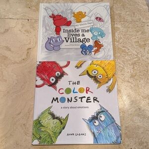 The Color Monster Book and inside me lives a village